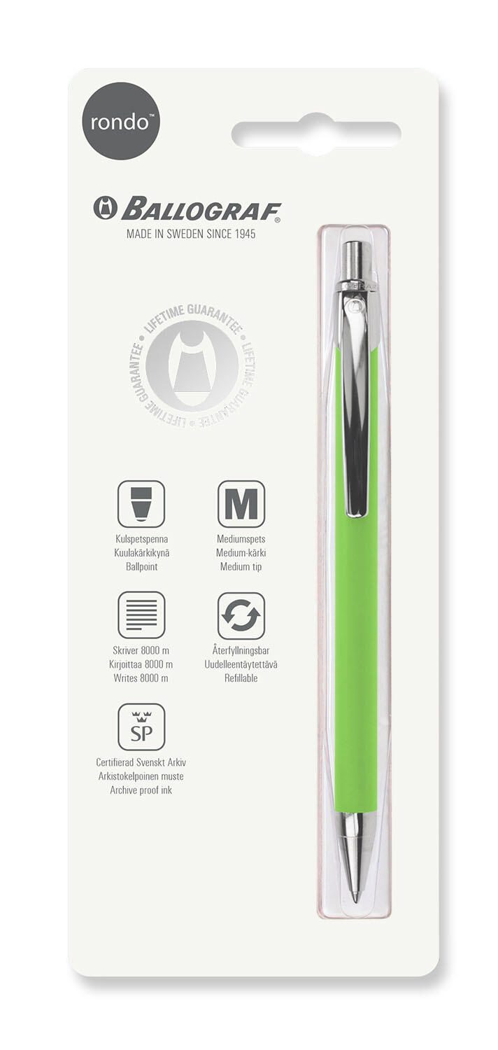 BALLOGRAF® Rondo Soft Kugelschreiber 1.0 mm Blau BALLOGRAF® Rondo Soft Kugelschreiber 1.0 mm Blau